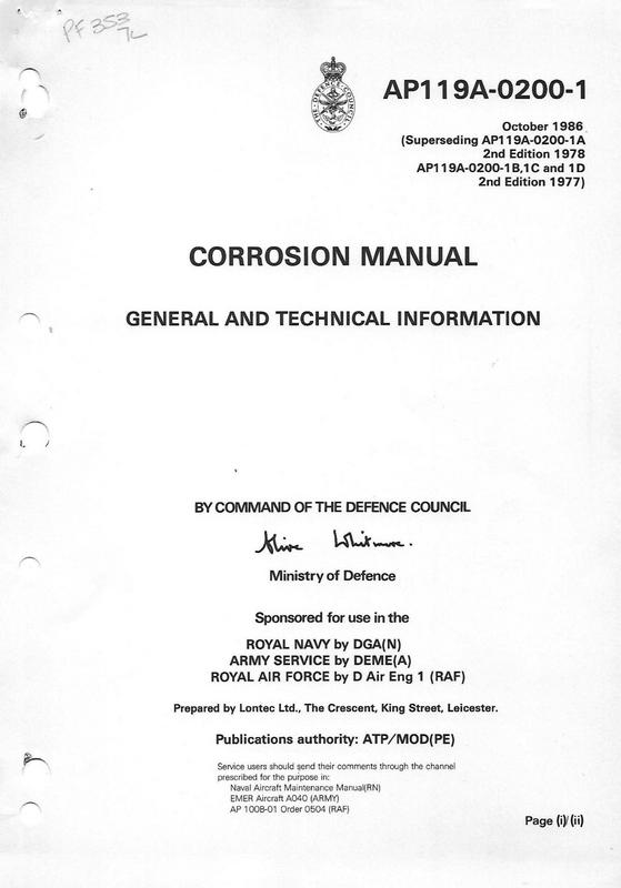 Avialogs: Aviation Library - A.P. 119A-0200-1 Corrosion manual