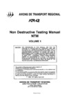 ATR 42 Non destructive testing manual NTM - Volume 1
