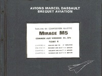 Tableau de composition illustré Mirage M5 - Tome 4