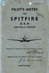A.P. 2816 B &amp; C - Pilot&#039;s Notes for Spitfire 22 &amp; 24