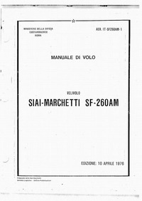 1T-SF260AM-1 Manuale di volo SIAI-Marchetti SF-260AM