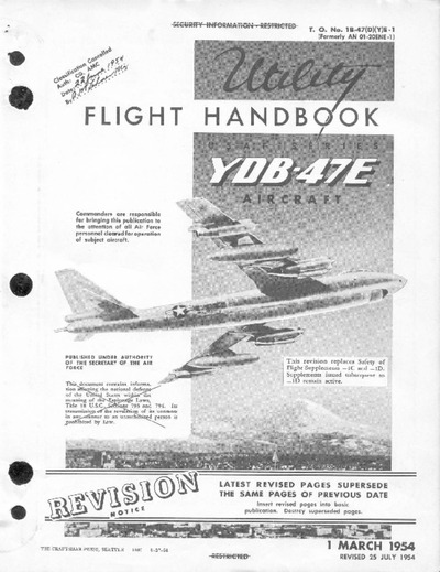 Avialogs: Aviation Library - T.O. 1B-47(D)(Y)E-1 Utility Flight ...