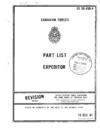 EO 05-45B-4 RCAF Part List Expeditor