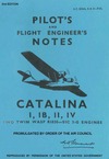 A.P. 2036A, B &amp; D Pilot&#039;s and flight engineer&#039;s Notes Catalina I, IB, II, IV