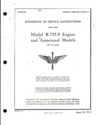 T.O. 02-30AC-2 - Handbook of service Instructions for Model R-755-9 Engine