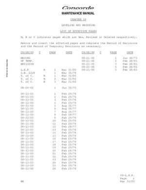 1387 Maintenance Manual chapitre 08