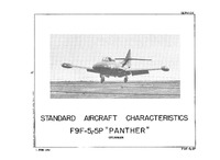 F9F-5 and -5P Panther Standard Aircraft Characteristics - 1 June 1952