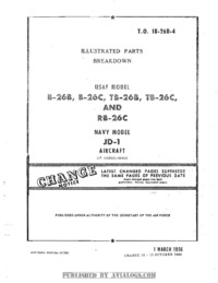 T.O. 1B-26B-4 Illustrated Parts Breakdown B-26B and B-26C