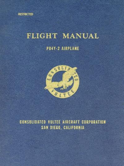 Avialogs: Aviation Library - Flight Manual PB4Y-2 Airplane