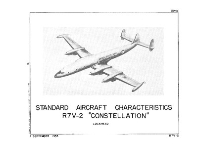 Avialogs: Aviation Library - R7V-2 Constellation Standard Aircraft ...