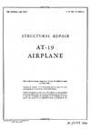 T.O. NO. 01-50KA-3 Structural Repair AT-19 Airplane
