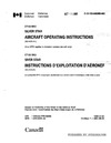 C-12-133-000/MB-002 CT133 MK3 Silver Star Aircraft Operating Instructions