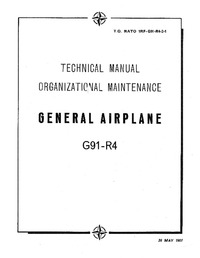 T.O. NATO 1RF-G91-R4-1 Flight Manual G91-R4