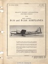AN 01-20EJ-1 Pilot&#039;s Flight Operating Instructions for B-29 and B-29A Airplanes