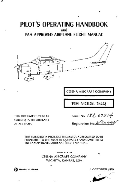 Avialogs: Aviation Library - 2950 Cessna 182Q POH