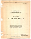 T.O. 01-75KA-4 Airplane Parts Catalog Models AT-18 and AT-18A