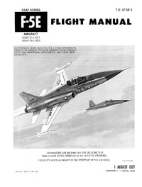 T.O. 1F-5E-1 F-5E Flight Manual
