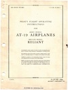 T.O. 01-50KA-1 Pilot&#039;s Flight Operating Instructions for AT-19 Airplanes - British model Reliant