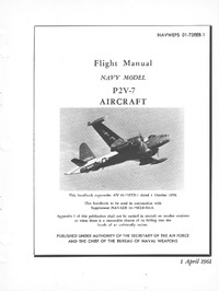 NAVWEPS 01-75EEB-1 Flight Manual P2V-7 Aircraft