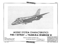F4D-1 Skyray and YAAM-N-6 Sparrow MSC - 1 July 1957