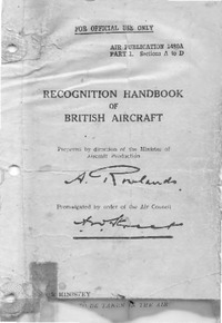 A.P. 1480A Recognition Handbook of British Aircraft