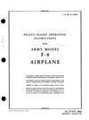 T.O. 01-150JA-1 Pilot&#039;s Flight Operating Instructions for Army F-8 Mosquito Airplane