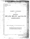 AN 01-65BC-4 Parts Catalog for Model RP-47B, RP-47C and R-47D airplanes