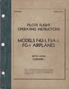 AN-01-45HA-1 Pilots flight operating instructions Model F4U-1,F3A-1, FG-1 Airplanes