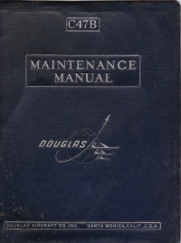 Douglas C-47B Maintenance manual