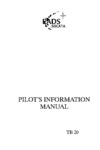 Pilot&#039;s Information Manual TB 20 Trinidad