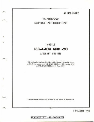 Avialogs: Aviation Library - AN 02B-105BB-2 Handbook Service ...