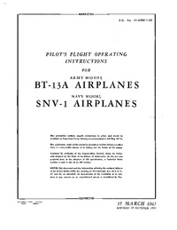 T.O. 01-50BC-1-95 Pilot&#039;s Flight Operating instructions for BT-13A Airplanes