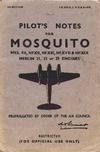 A.P. 2019B,G,H,K &amp;R Pilot&#039;s Notes for Mosquito Mks FII, NFXII, NFXIII, NFXVII &amp; NFXIX - 2nd edition