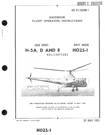 Avialogs: Aviation Library - 4253 AN 01-230HB-1 Handbook Flight ...