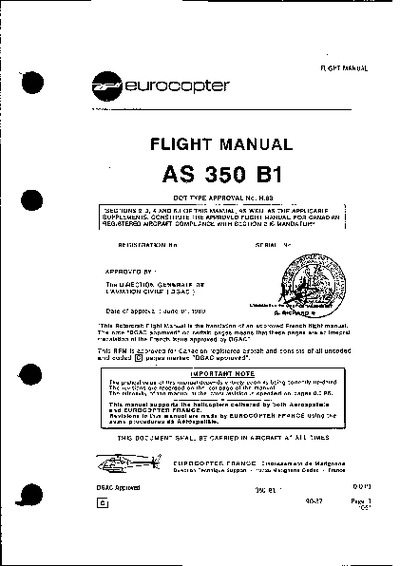 As350 Training Manual