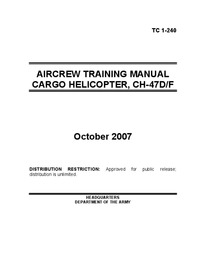TC 1-240 Aircrew Training Manual Cargo Helicopter CH-47D/F